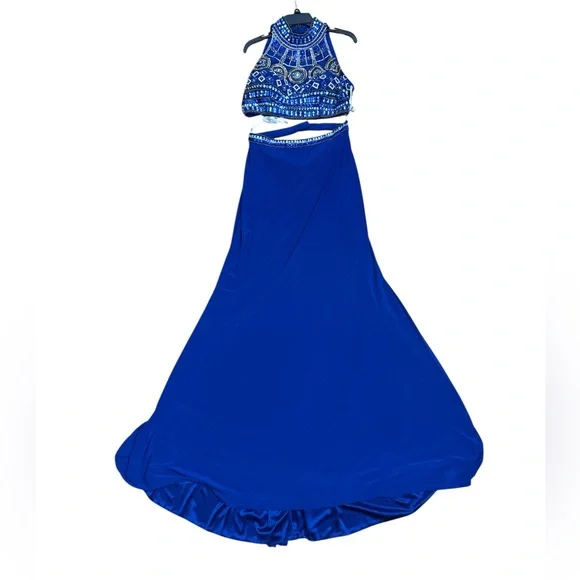 Sherri Hill | Dresses | Sherri Hill Stunning Blue Twopiece Pageantprom Gown  | Poshmark